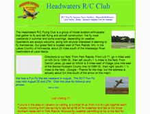 Tablet Screenshot of headwatersrcclub.org